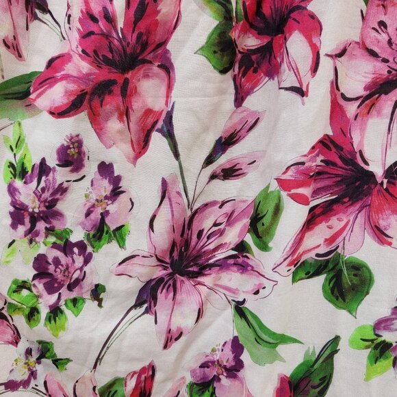 LIU JO Off Shoulder Floral Midi Dress - Picture 5 of 8